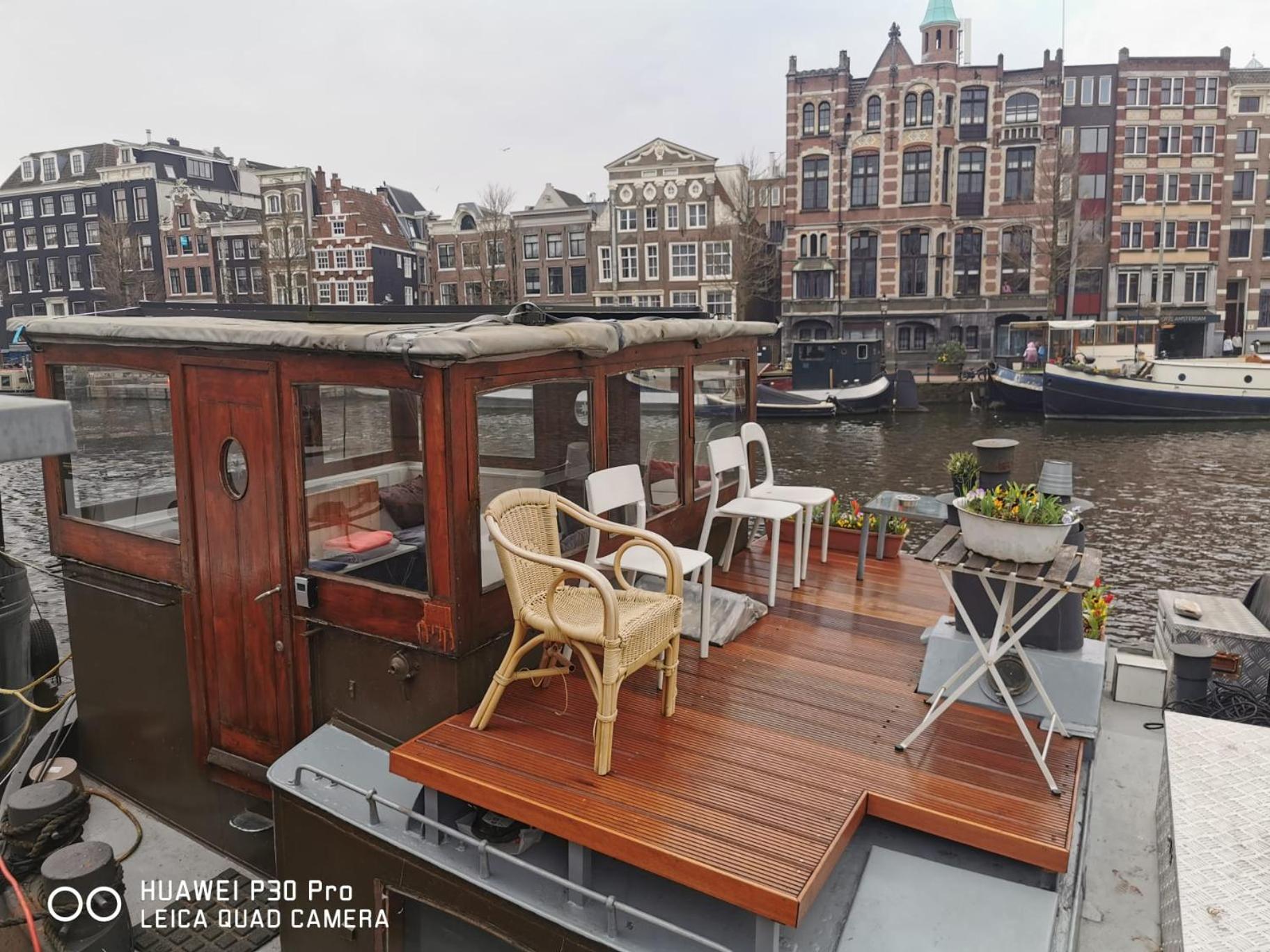 Waterloo Square River Vieuw Houseboat Ámsterdam Exterior foto